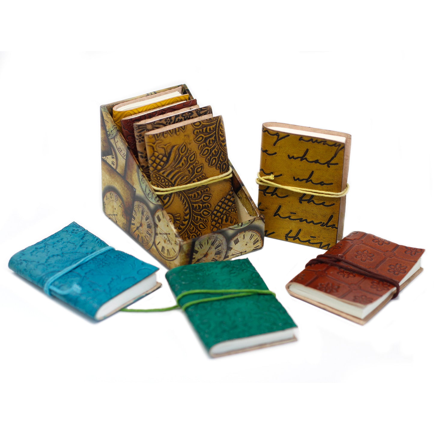 Mini Leather Notebook (sets) (4x3")