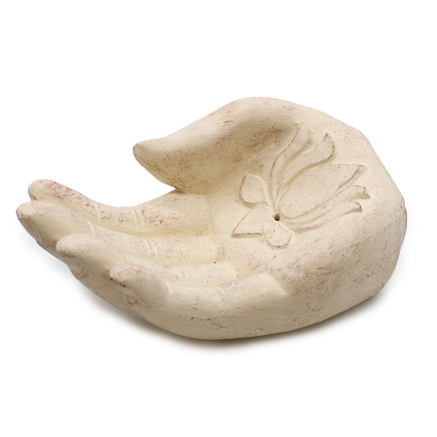 Incense Burner - Lotus (White)