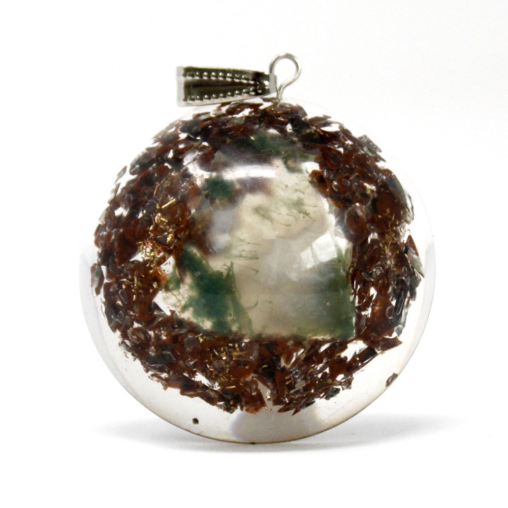 Orgonite Necklace - Power block in the dome