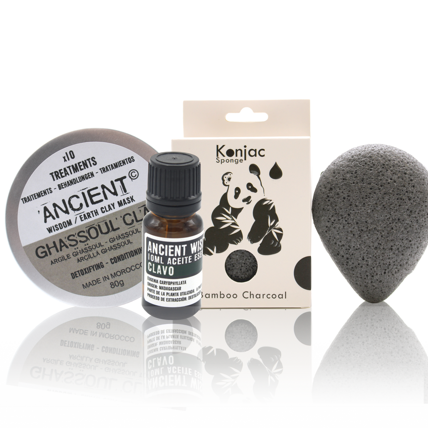 Black Konjac Sponge, Arcilla and Essential Aceite