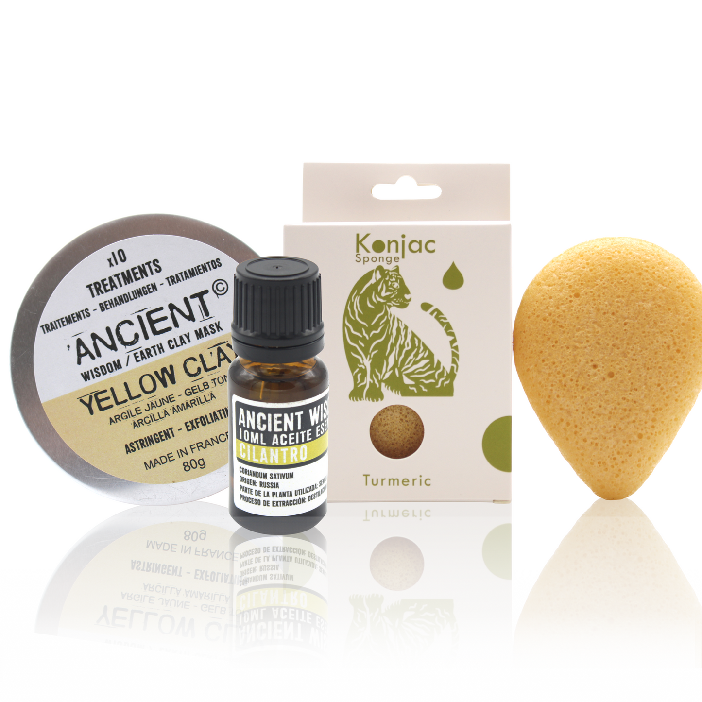 Konjac Sponge Amarilla, Arcilla and essential oil