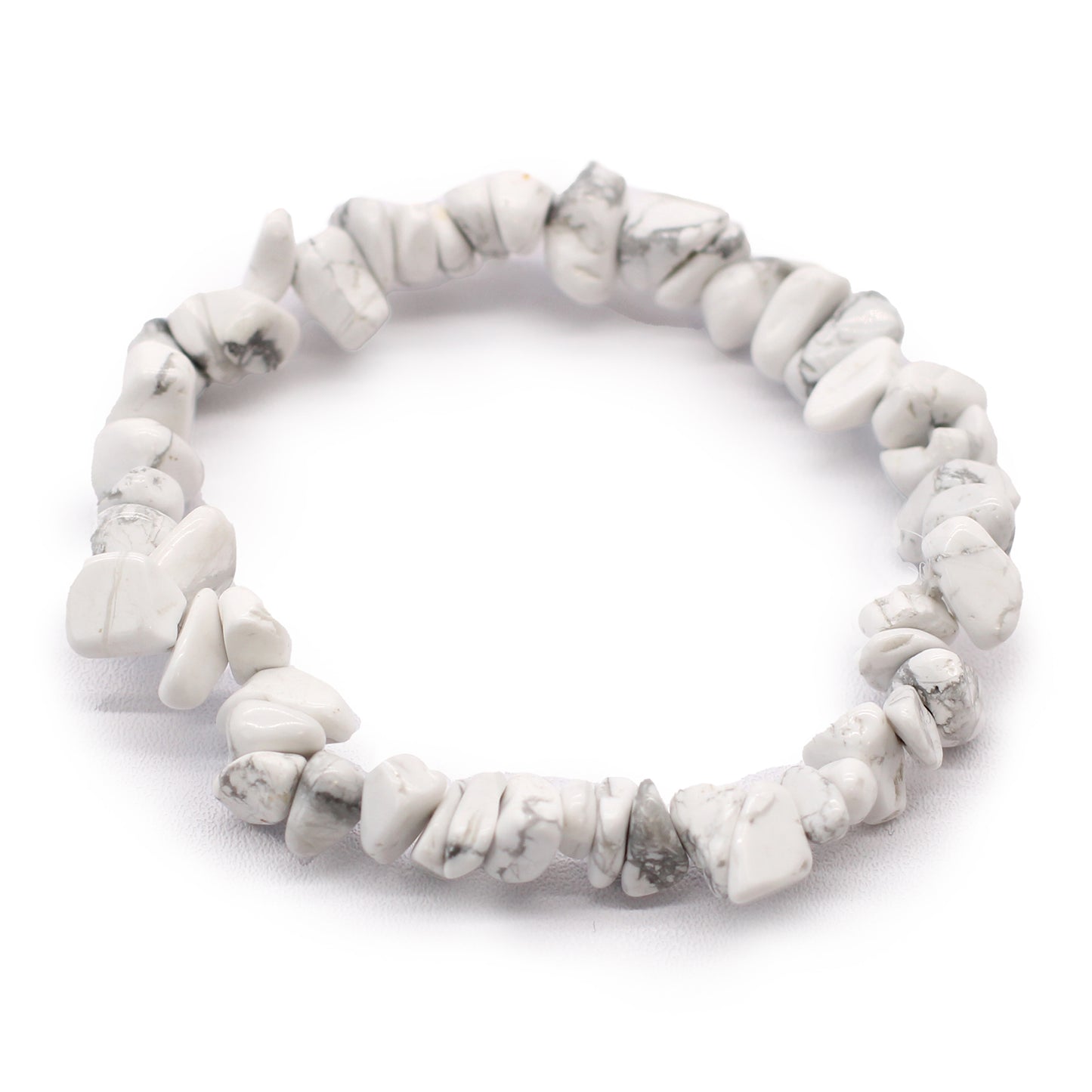 Bracelet Fragments de Pierres Précieuses - Jaspe Blanc