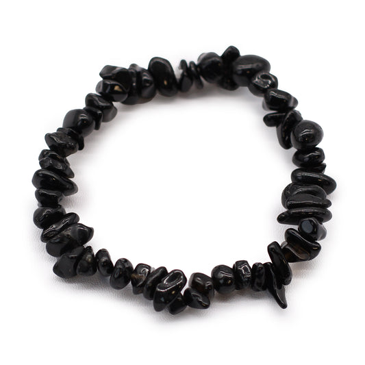 Precious Stone Fragments Bracelet - Black Agate