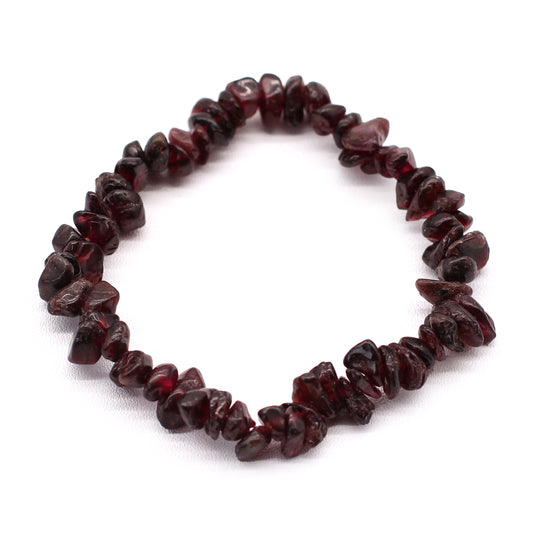 Precious Stone Fragments Bracelet - Blood Granate