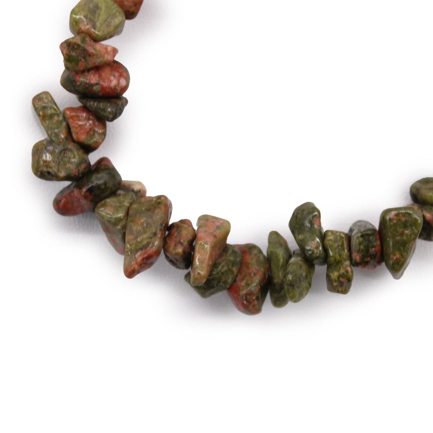 Precious Stone Fragments Bracelet - Green Jasper