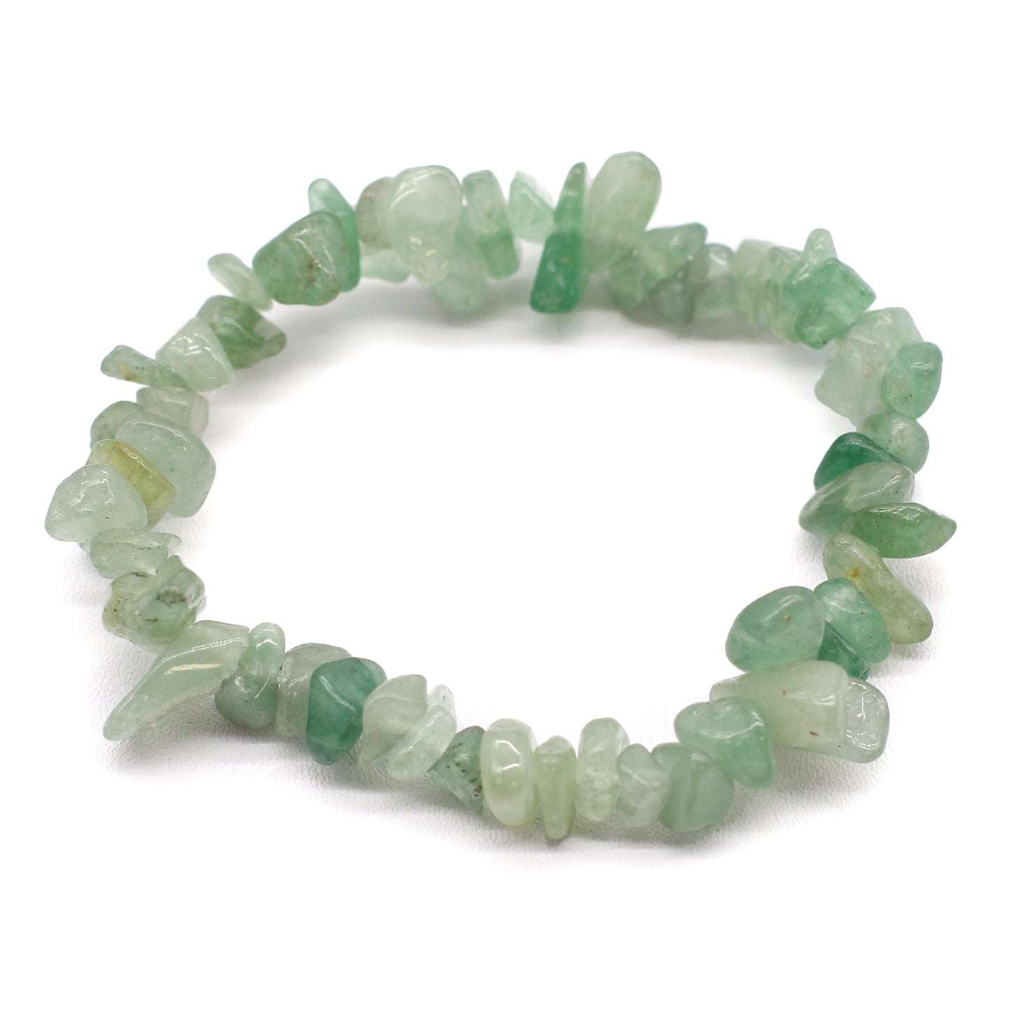 Bracelet Fragments de Pierres Précieuses - Aventurine Verte