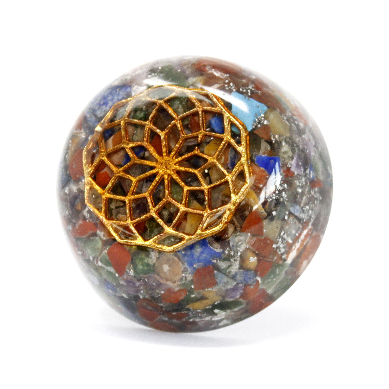 Orgonite d'atelier - Pierres multiples