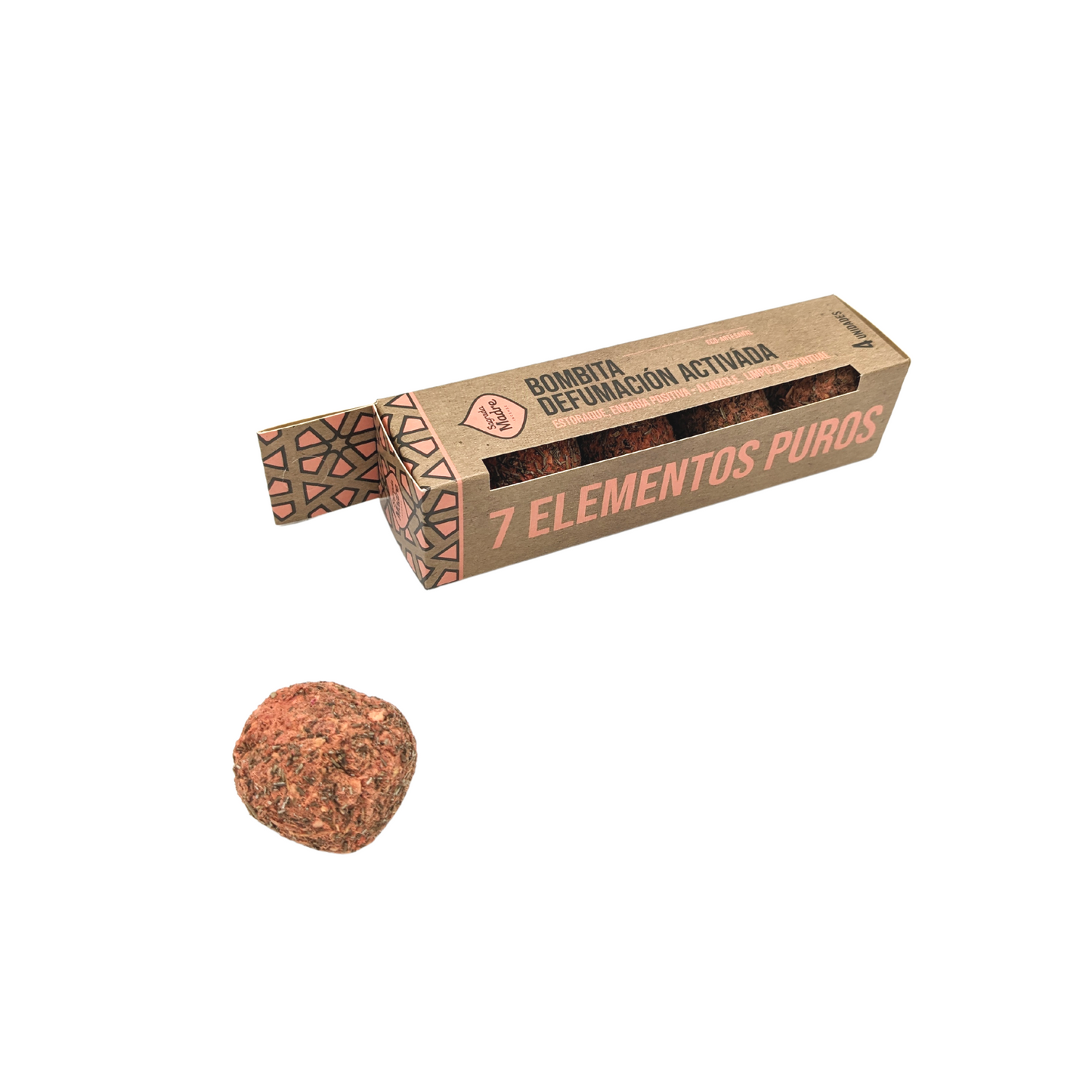 Box of 4 Incense Bombs 7 Pure Elements