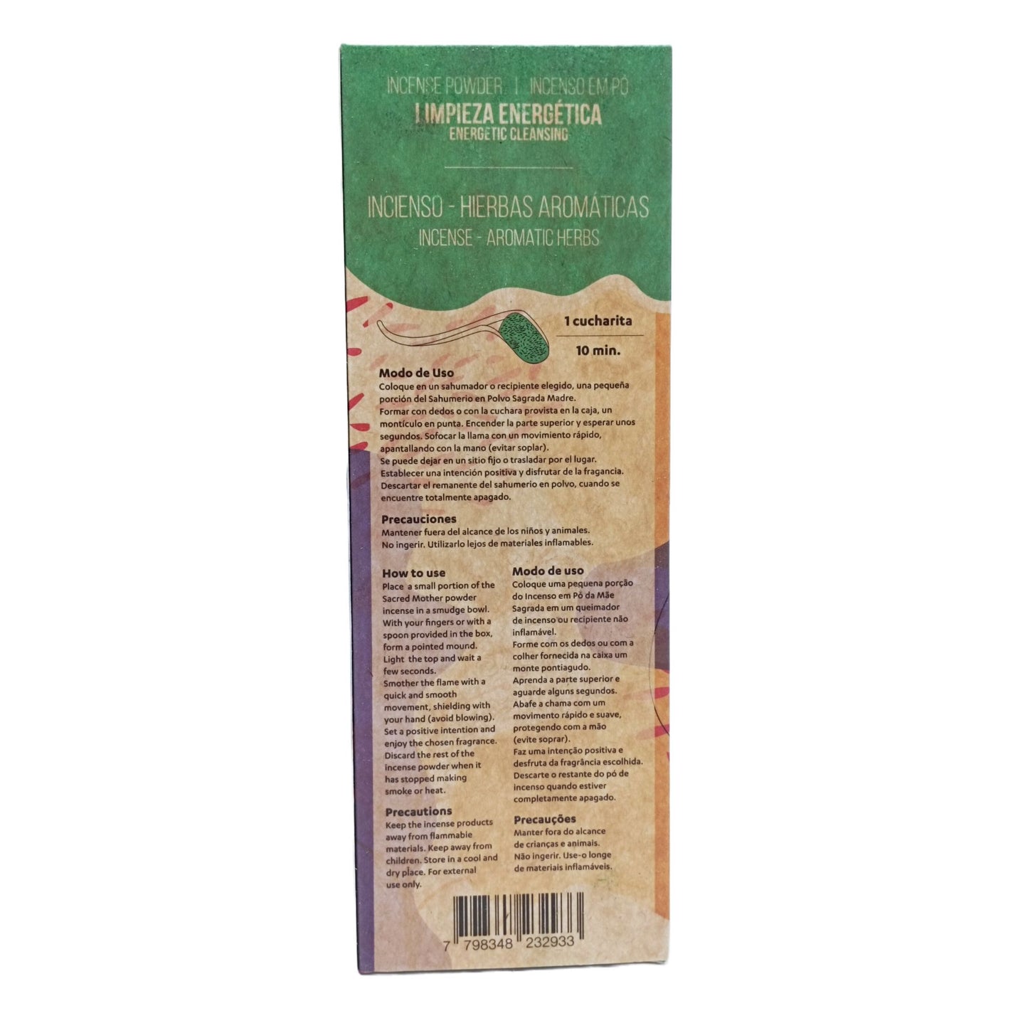 Energetic Cleansing Polvo Incense