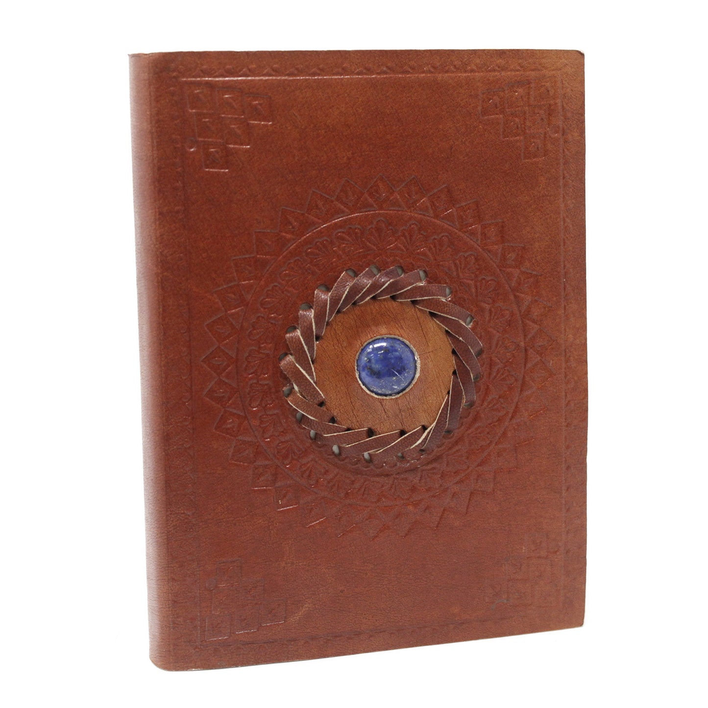 Lapizlazuli leather notebook (7x5")