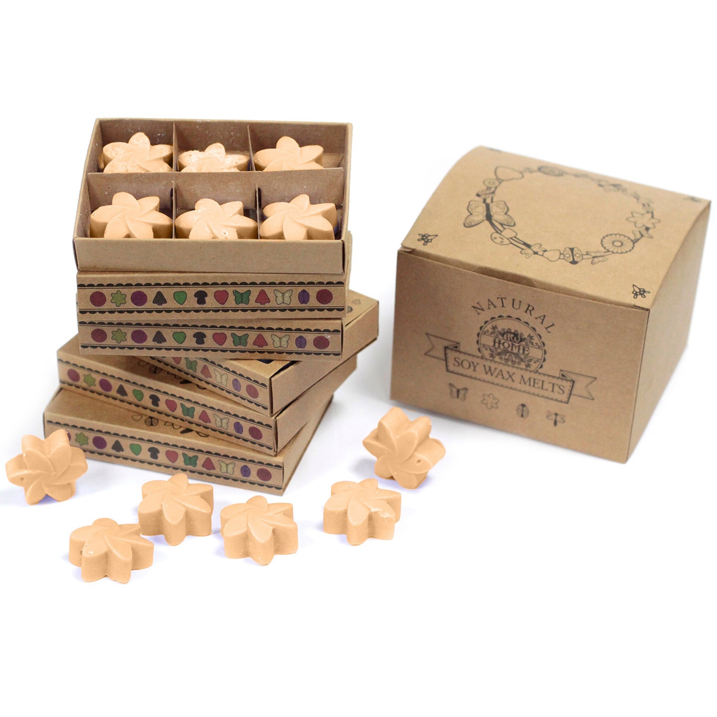 Box of 6 soy waxes - Jazmín