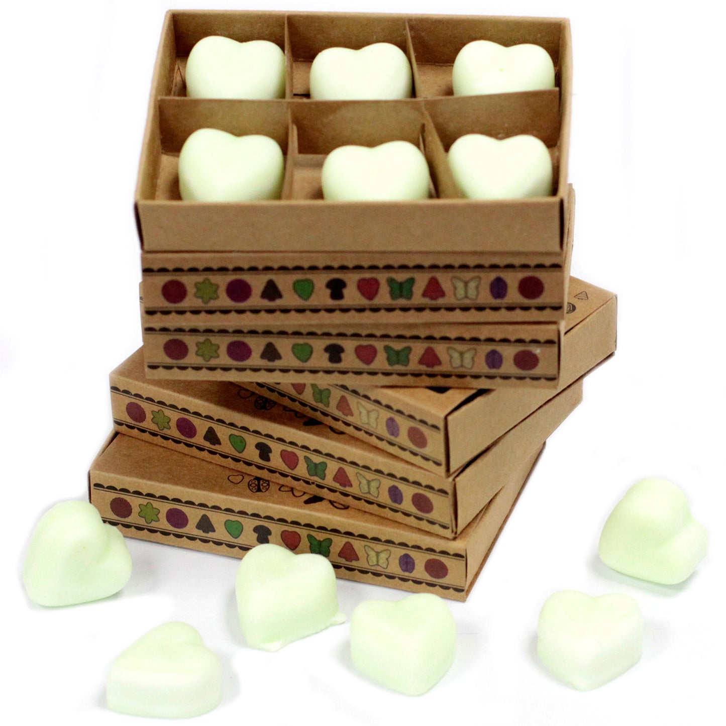 Box of 6 soy waxes - spiced manzana