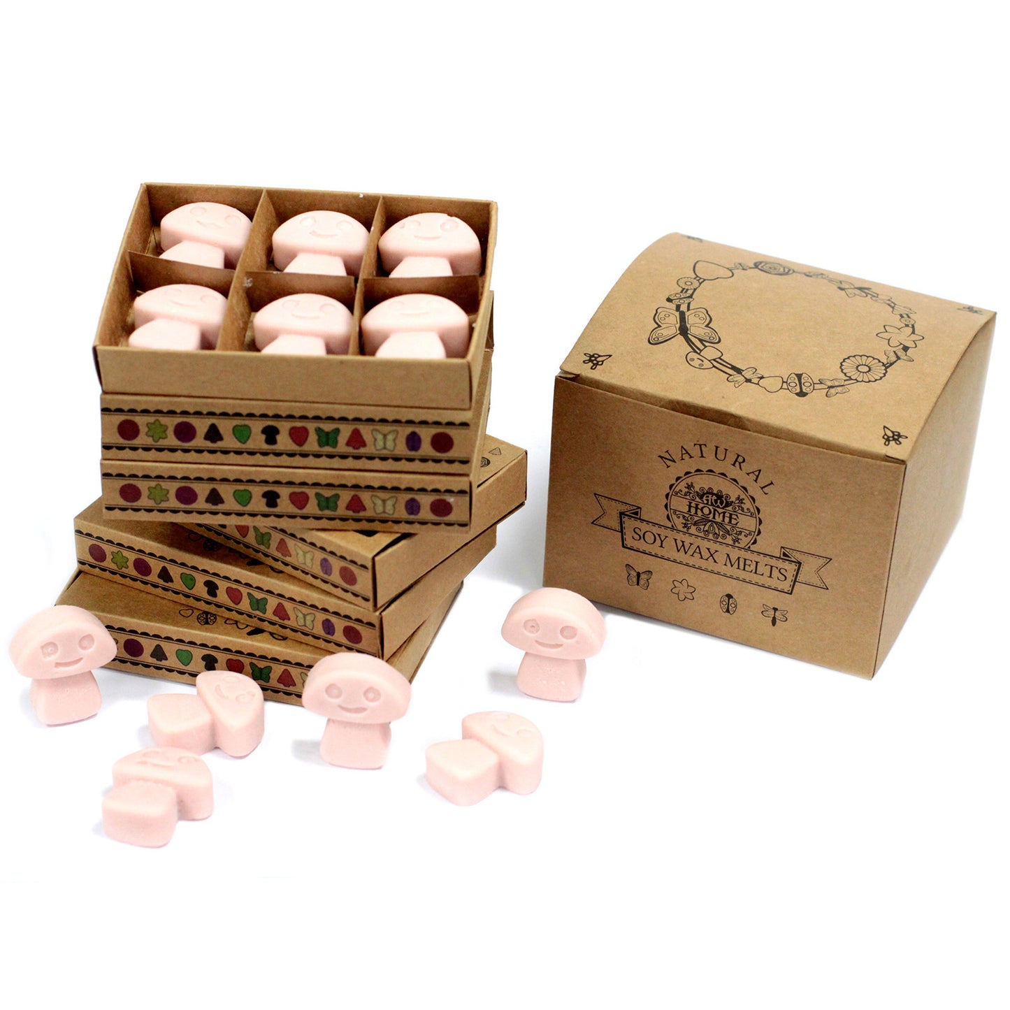 Box of 6 Soy waxes - Ginger