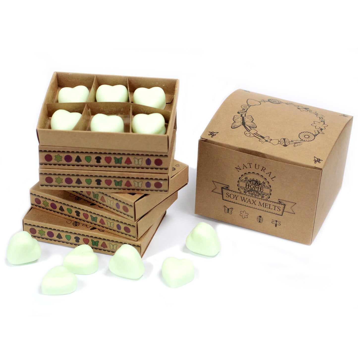 Box of 6 soy waxes - Sandía