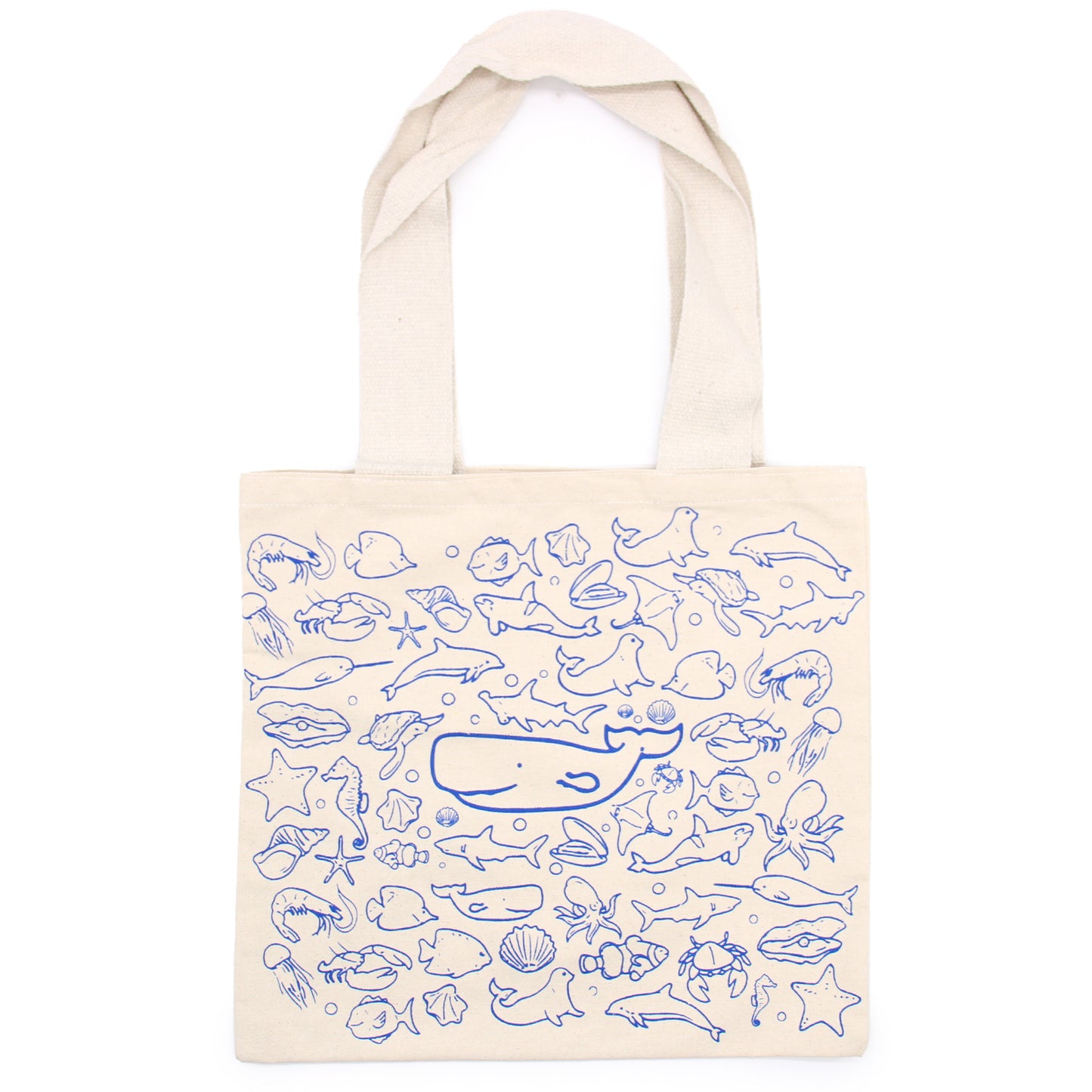 Grands Sacs en Coton - 38x42cm - Vida Marina - 280g