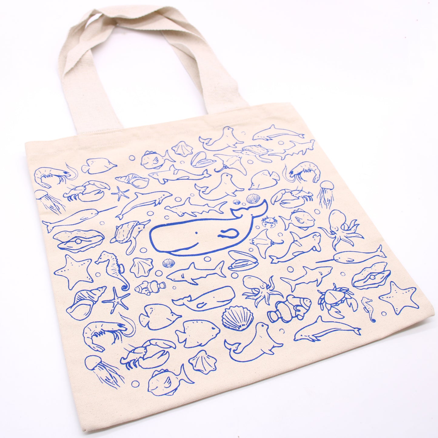 Large Cotton Bags - 38x42cm - Vida Marina - 280g