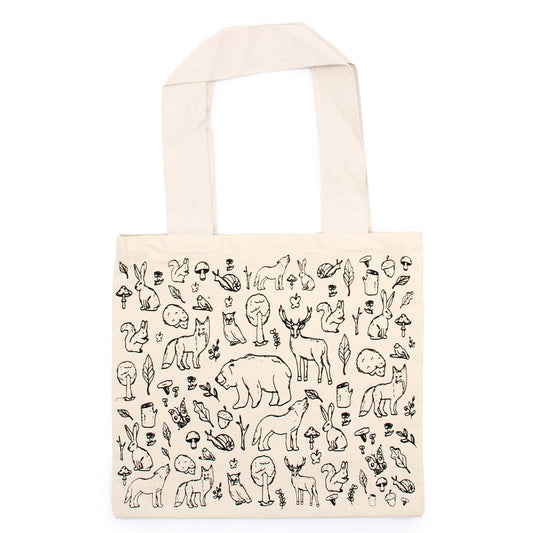 Large Cotton Shopping Bags - 38x42cm - Wildlife - 280g