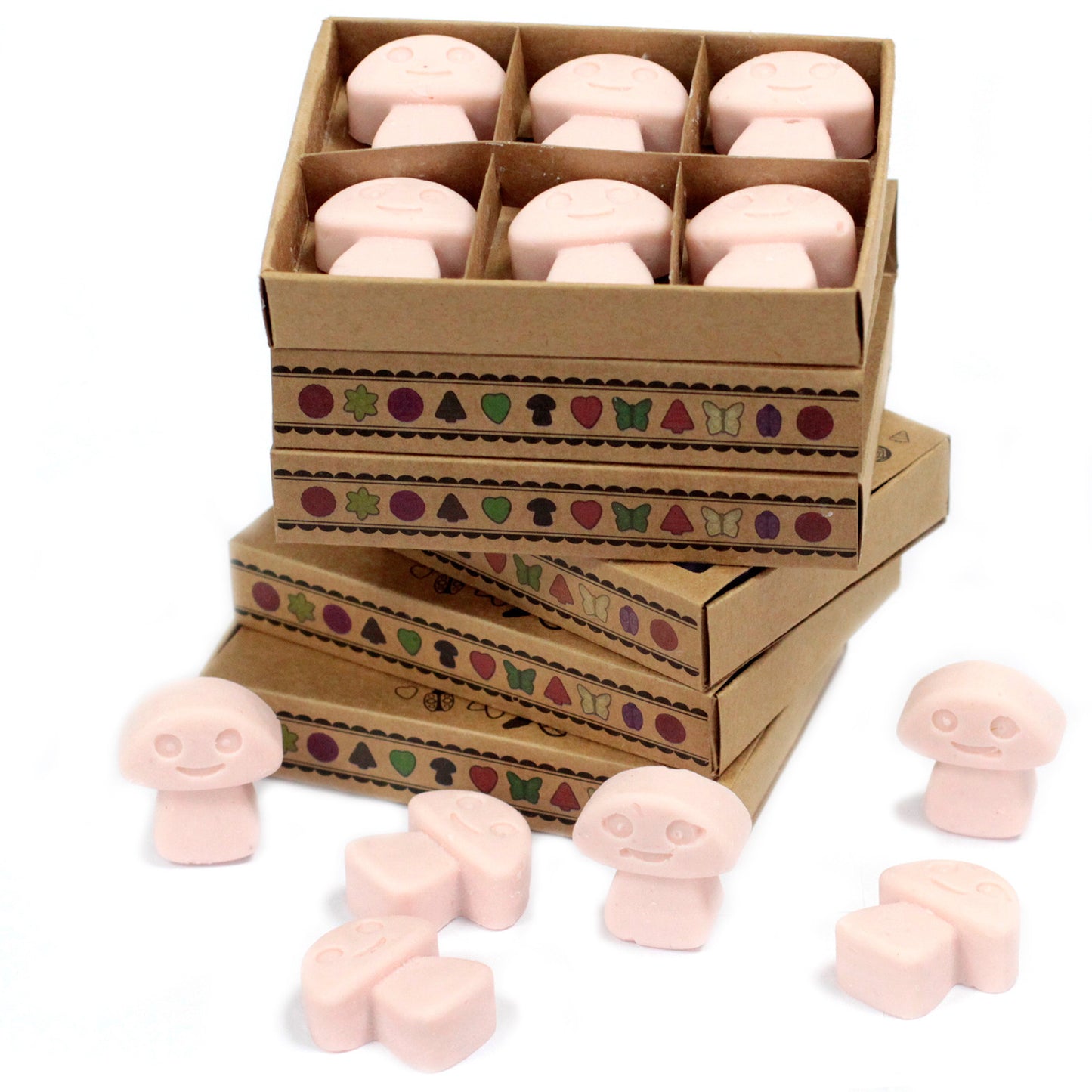 Box of 6 Soy waxes - Sandalwood