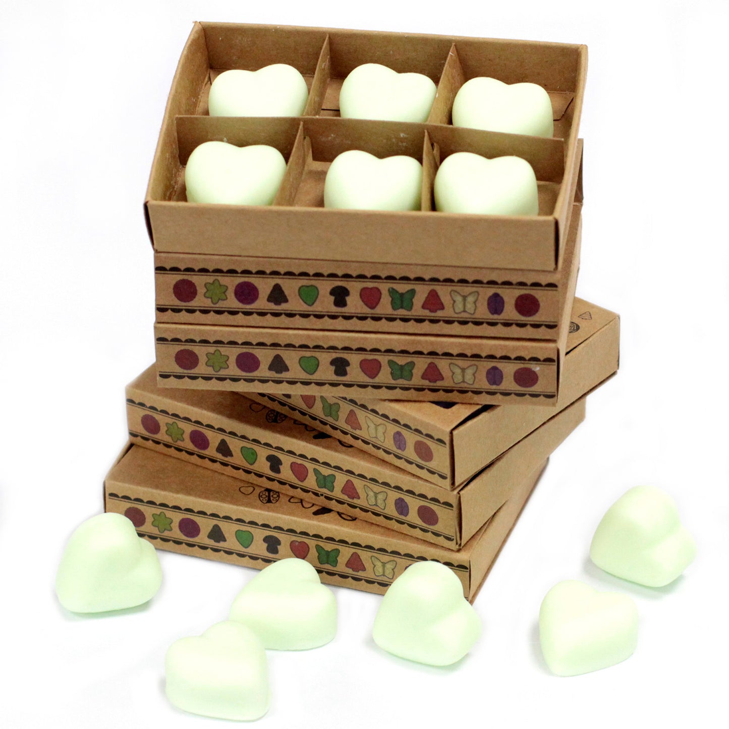 Box of 6 Soy waxes - Mint and menthol