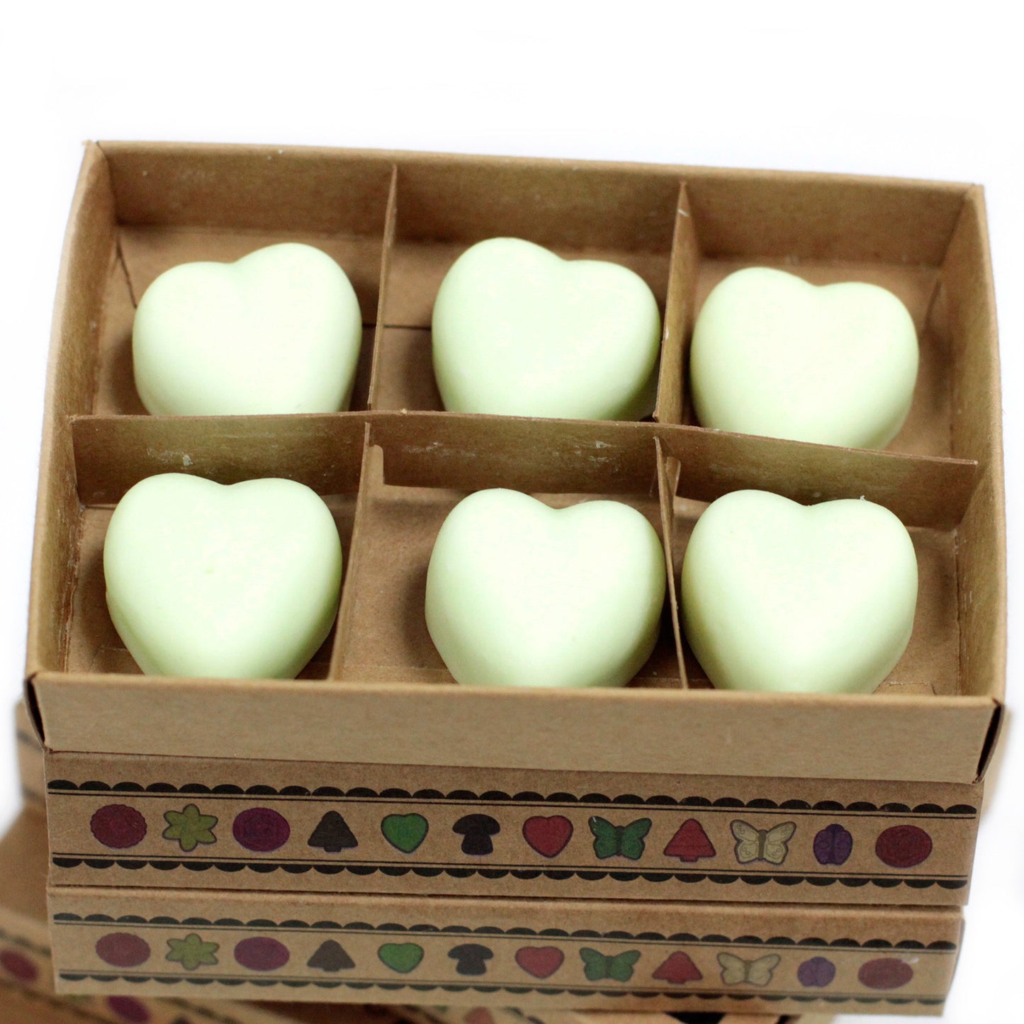 Box of 6 Soy waxes - Mint and menthol