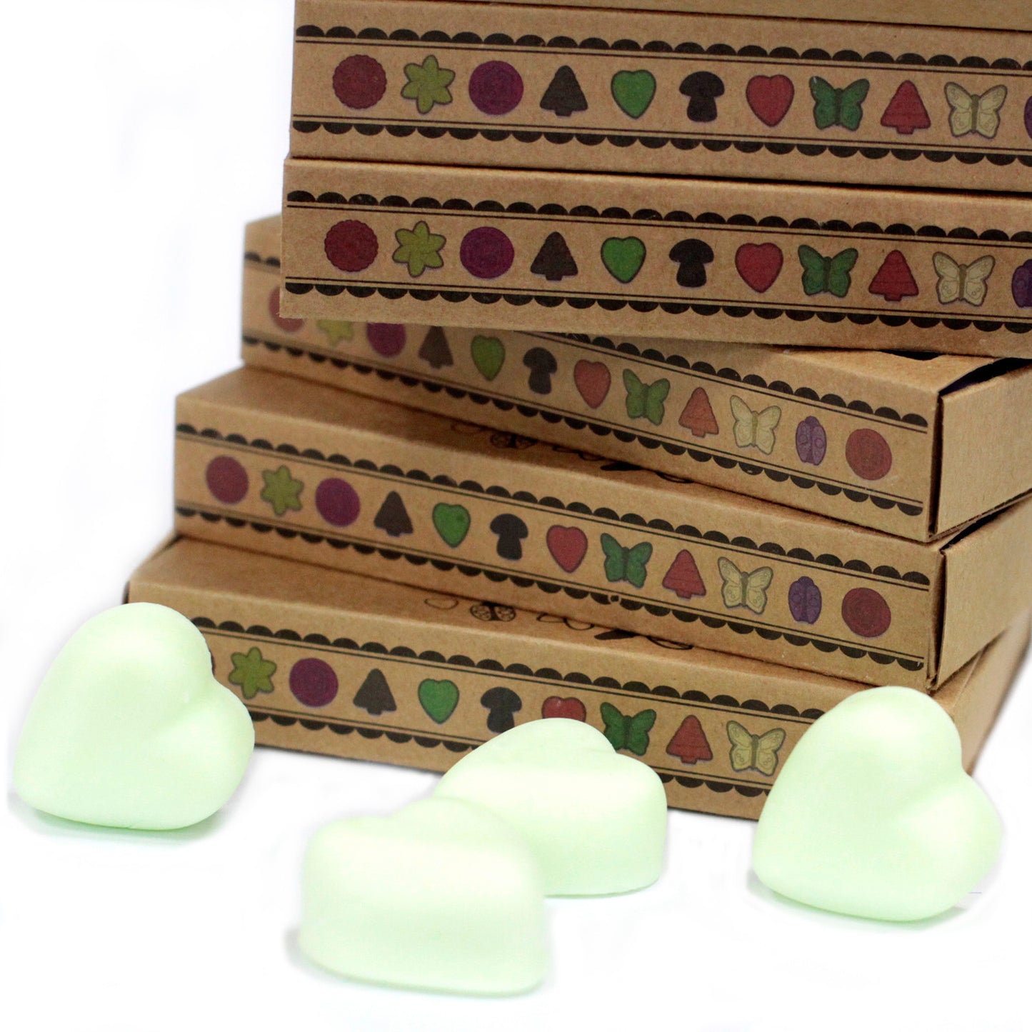 Box of 6 Soy waxes - Mint and menthol