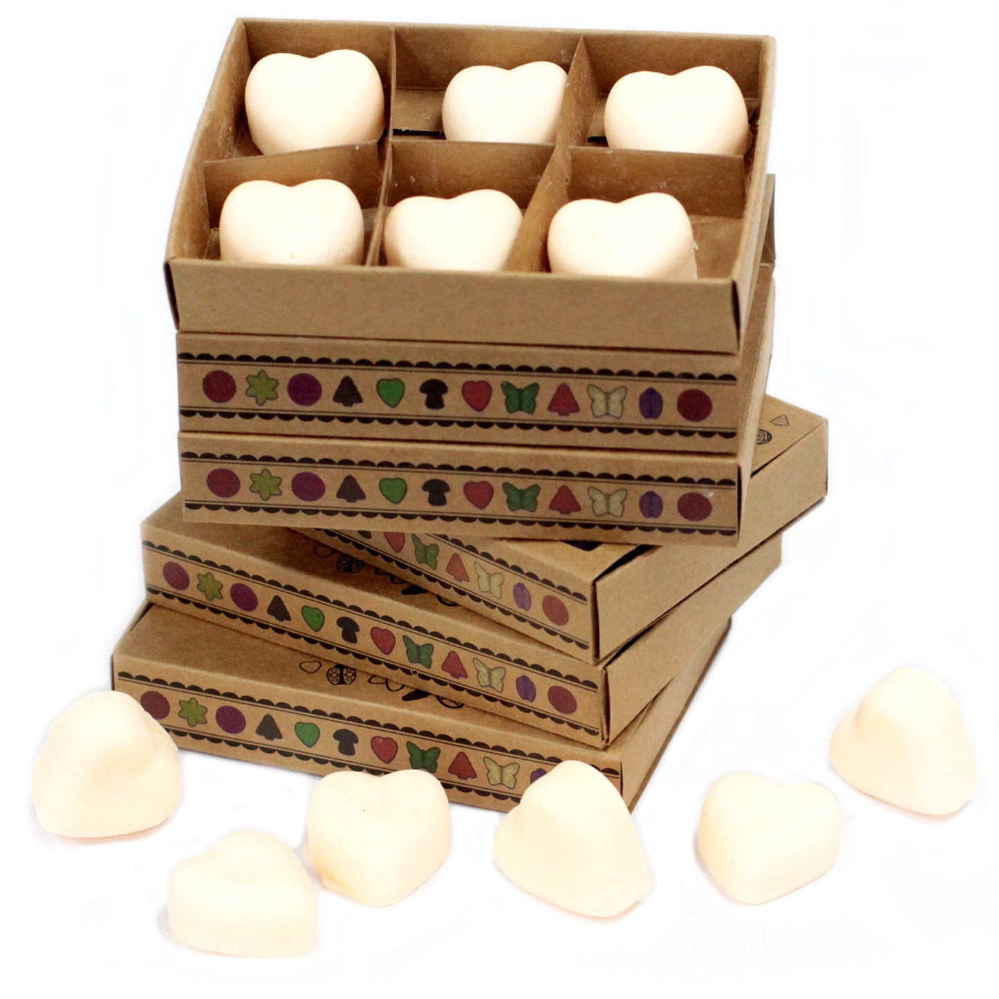 Box of 6 Soy waxes - Cinnamon and Orange