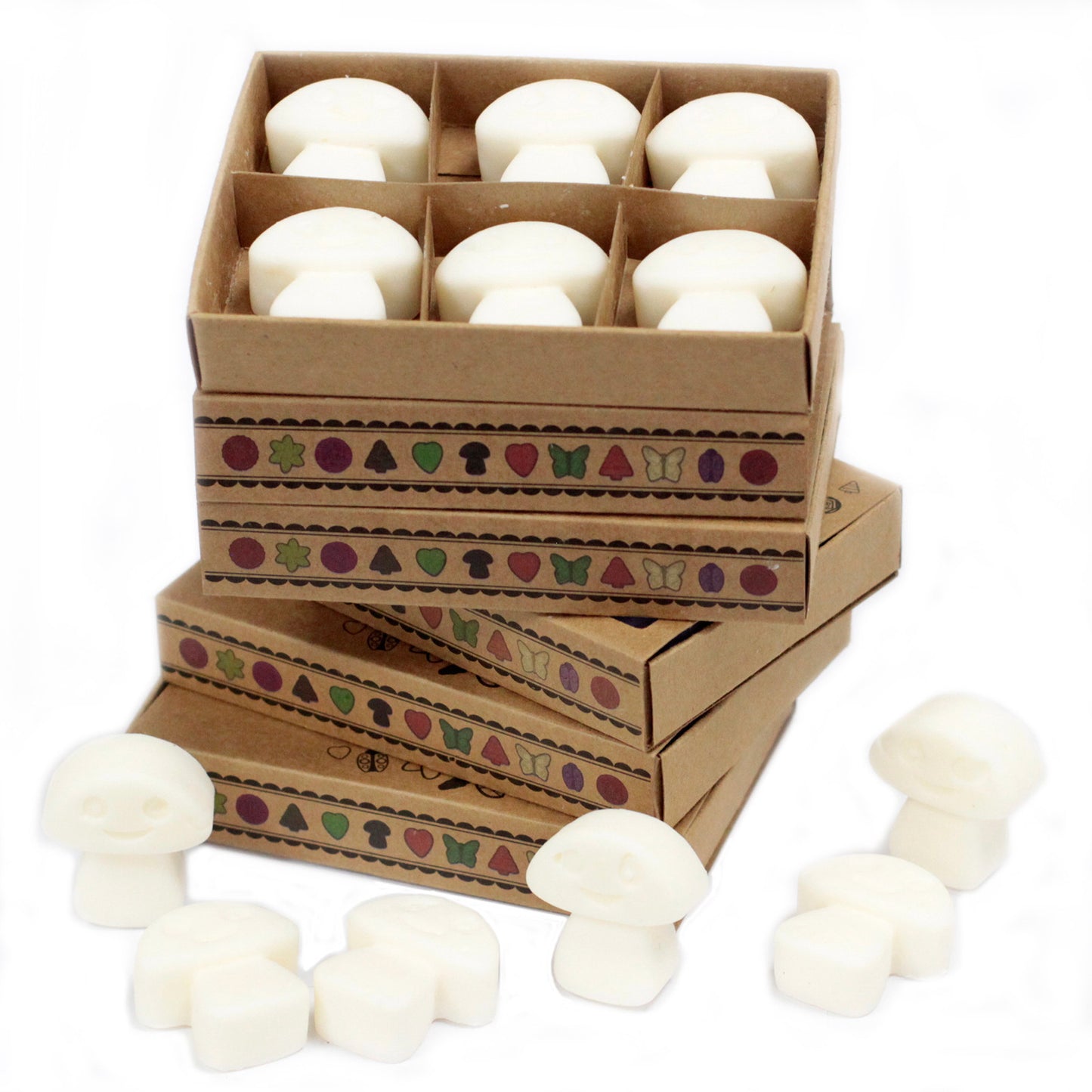 Box of 6 Soy waxes - Almizcle white