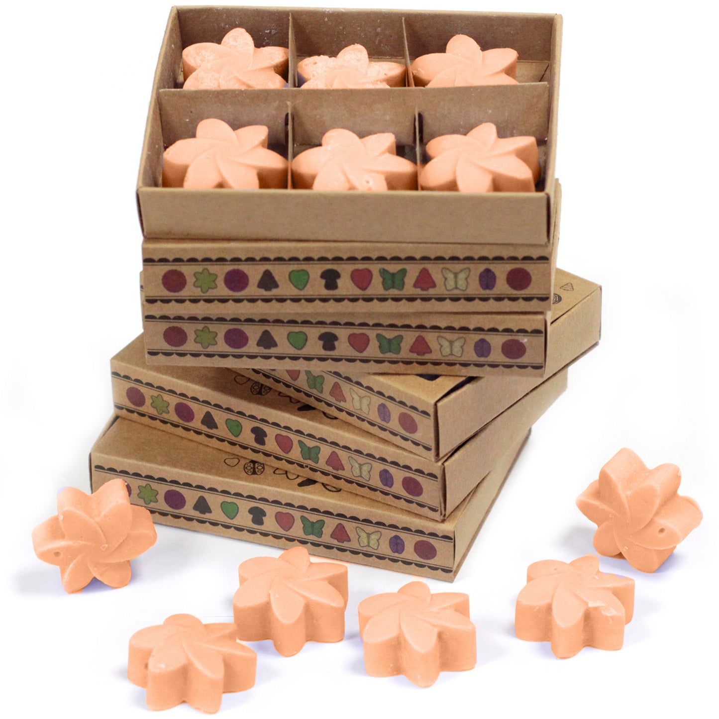 Box of 6 Soy waxes - Tuberose