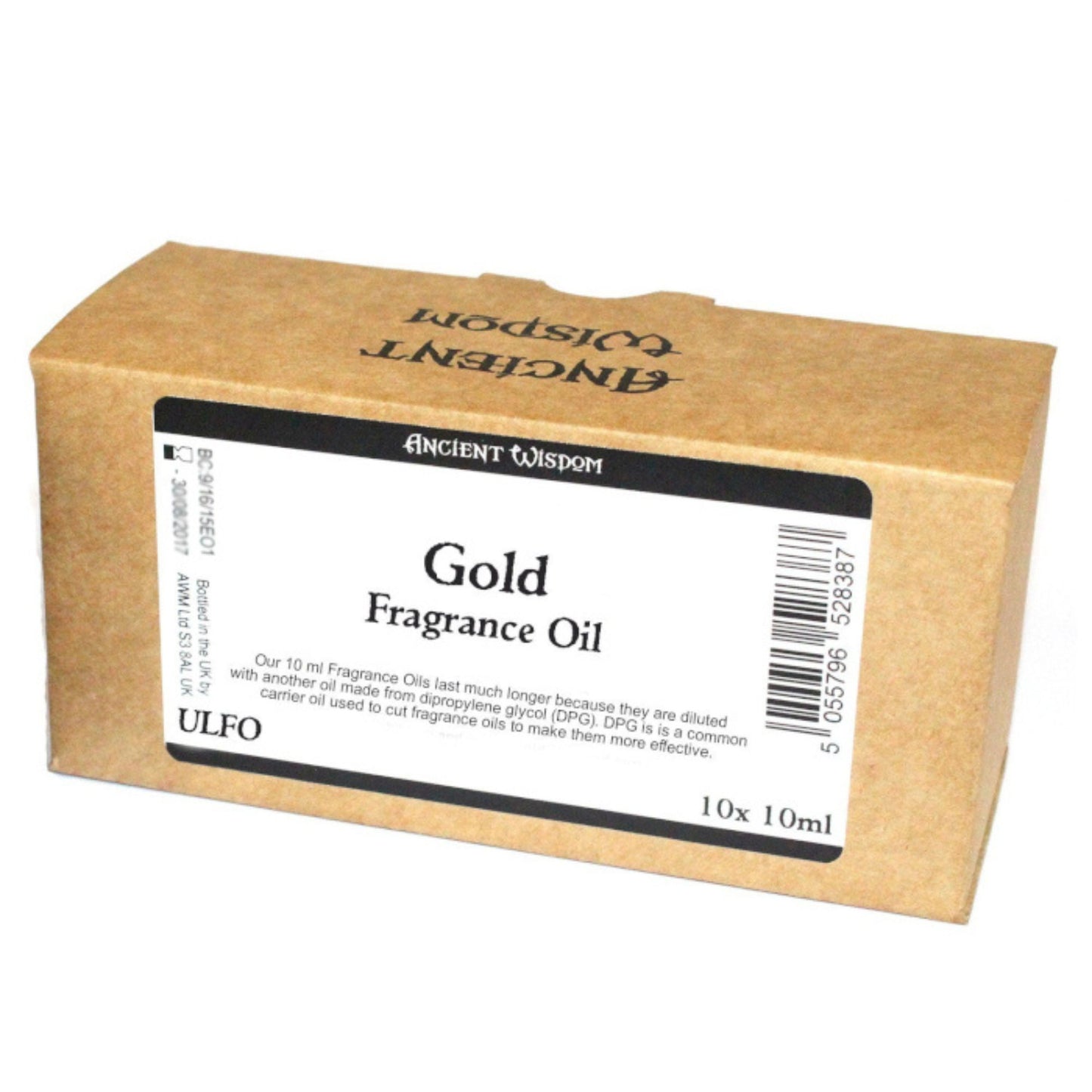 1x Fragrance Oil without label 10ml - Gold