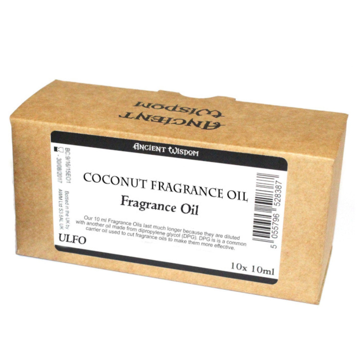 1x Fragrance Oil without label 10ml - Coconut