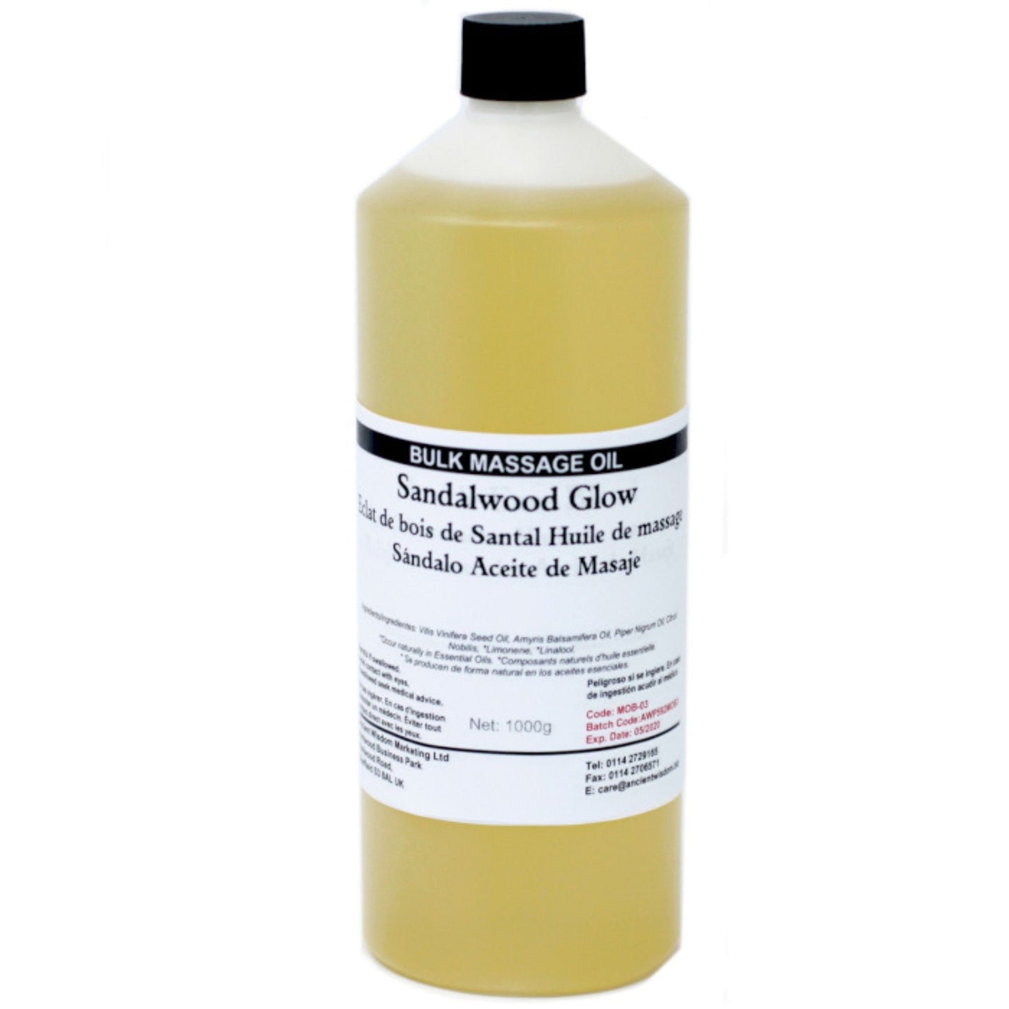 Massage Oil 1kg - Radiant skin