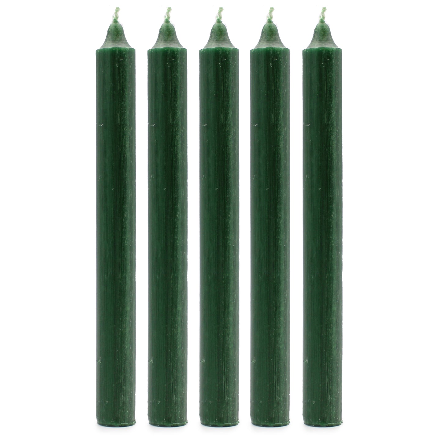 Solid Color Bulk Candles - Rustic Acebo Green - Pack of 10