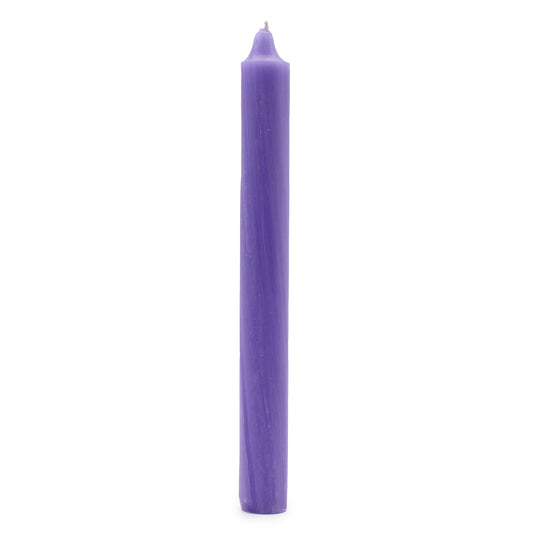 Velas a Granel de Color Sólido - Lila Rústica - Paquete de 10