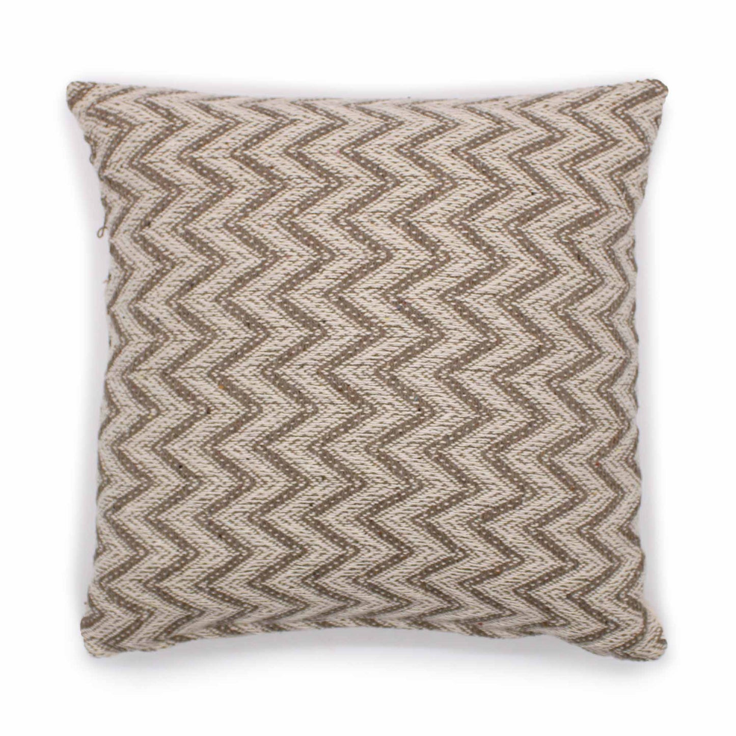 Écharpe Cojín Classique - Chevron Ancho Gris - 40x40cm