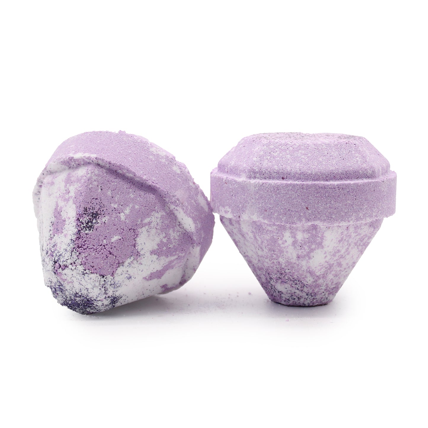 Precious Stone Bath Bomb - White and Violet