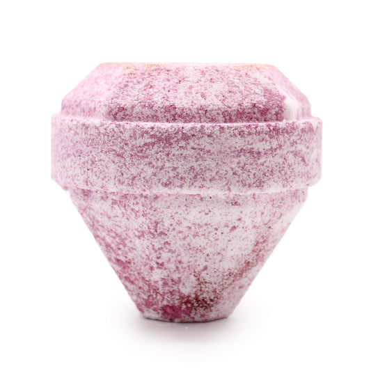 Precious Stone Bath Bomb - White and Red