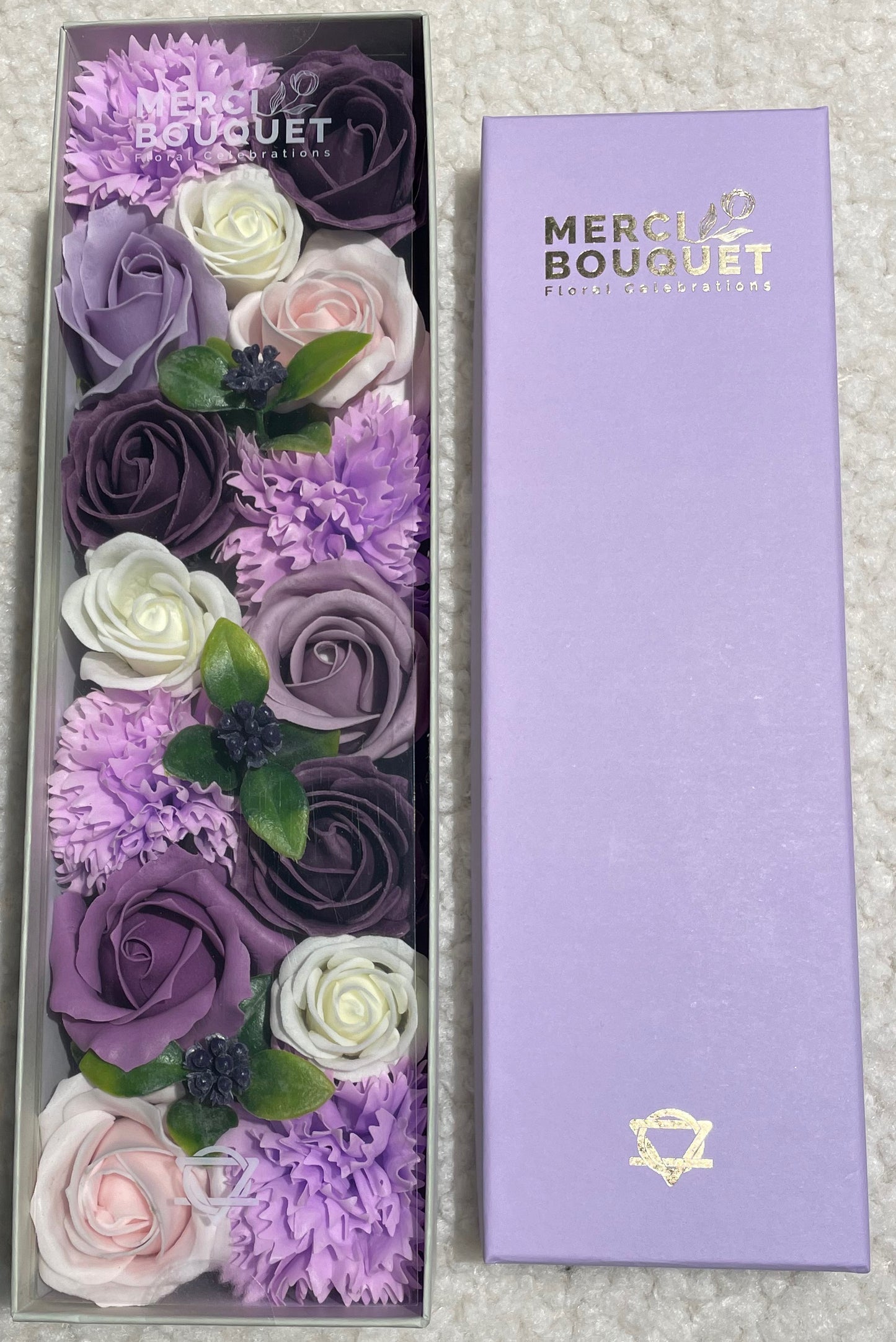 Caja Larga - Pink Lavender and Clavel