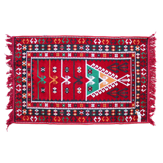 Tapis Kilim 125x80 cm - Rouge