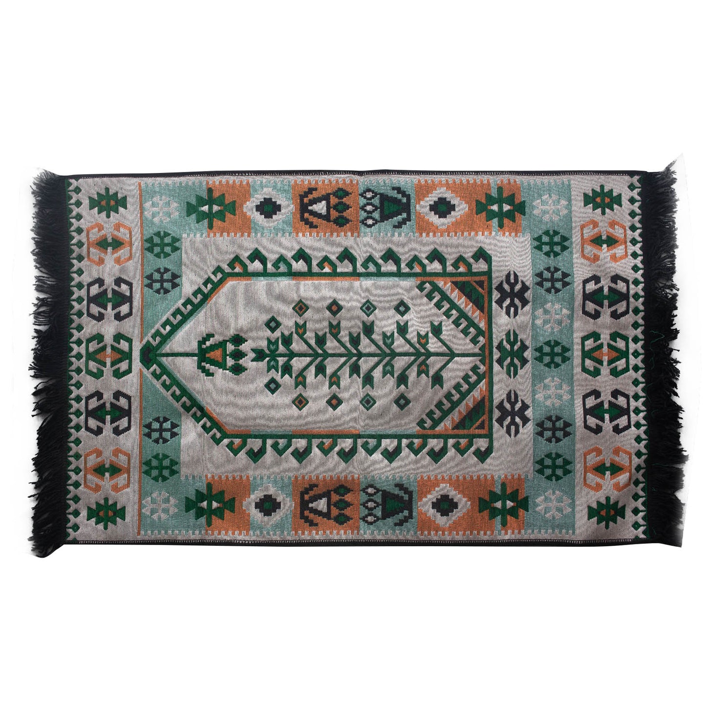 Tapis Kilim 125x80 cm - Vert