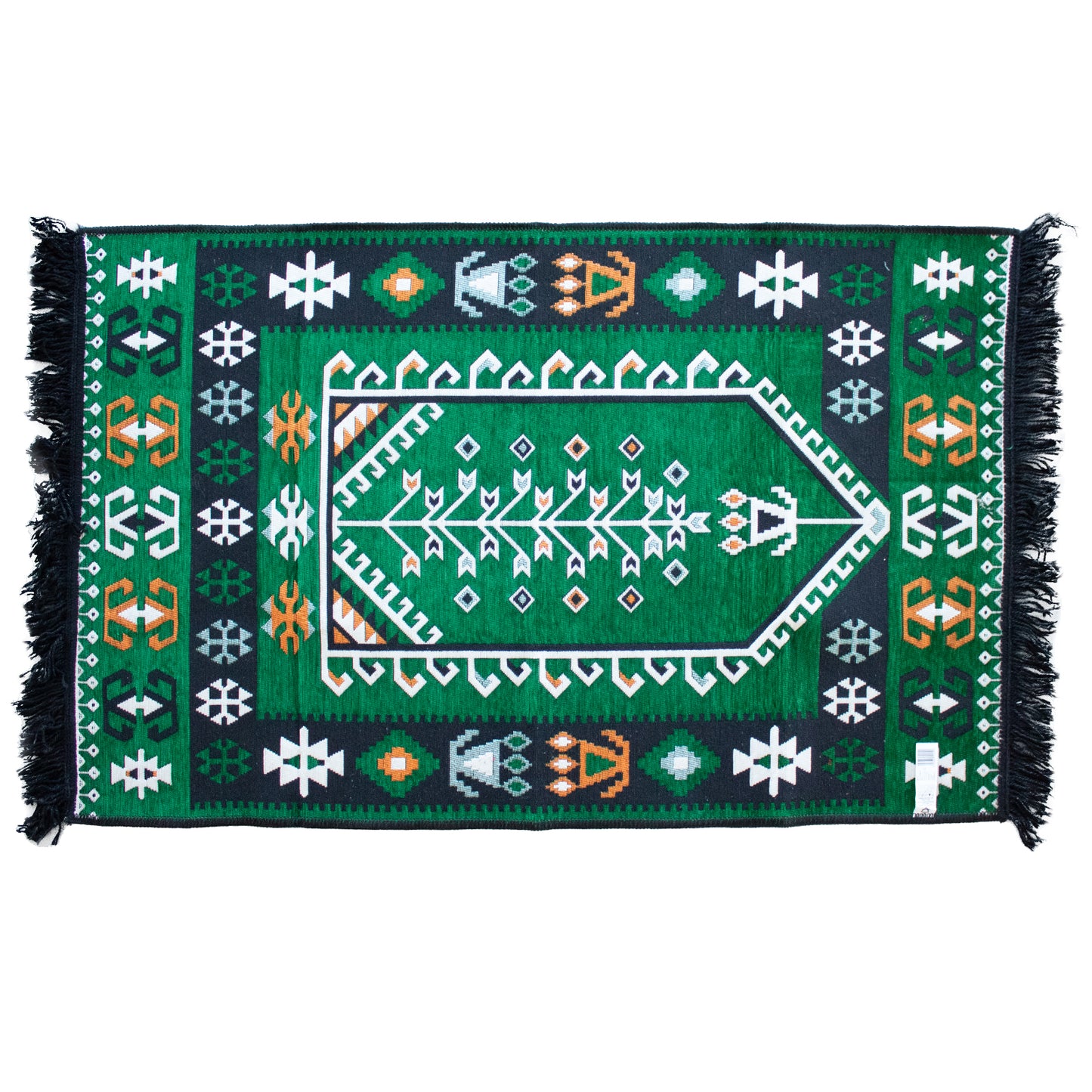 Tapis Kilim 125x80 cm - Vert