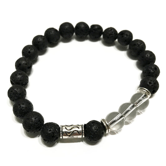 Lava Stone Bracelet - Tribal - Cuarzo de Roca