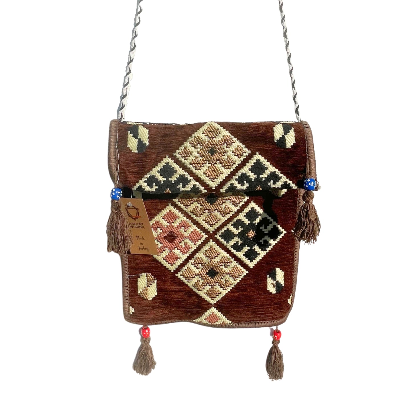 Chocolate Kilim Festival Sling Bag