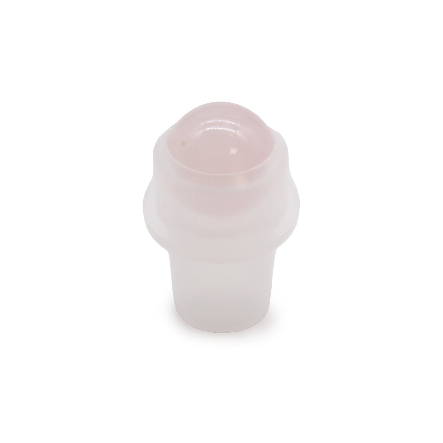 Embout roller pierre précieuse pour flacon de 5 ml - Marbre rose