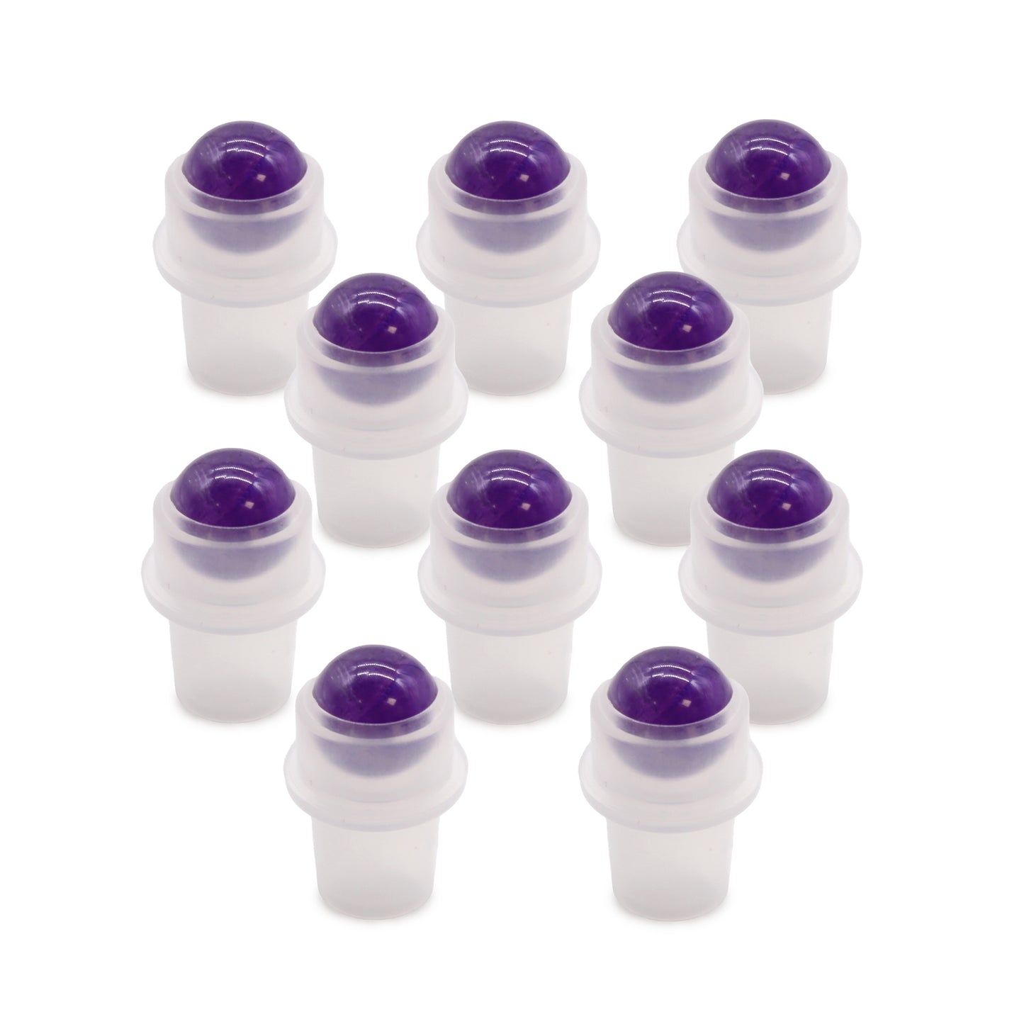 Precious stone roller tip for 5 ml bottle - Amatista