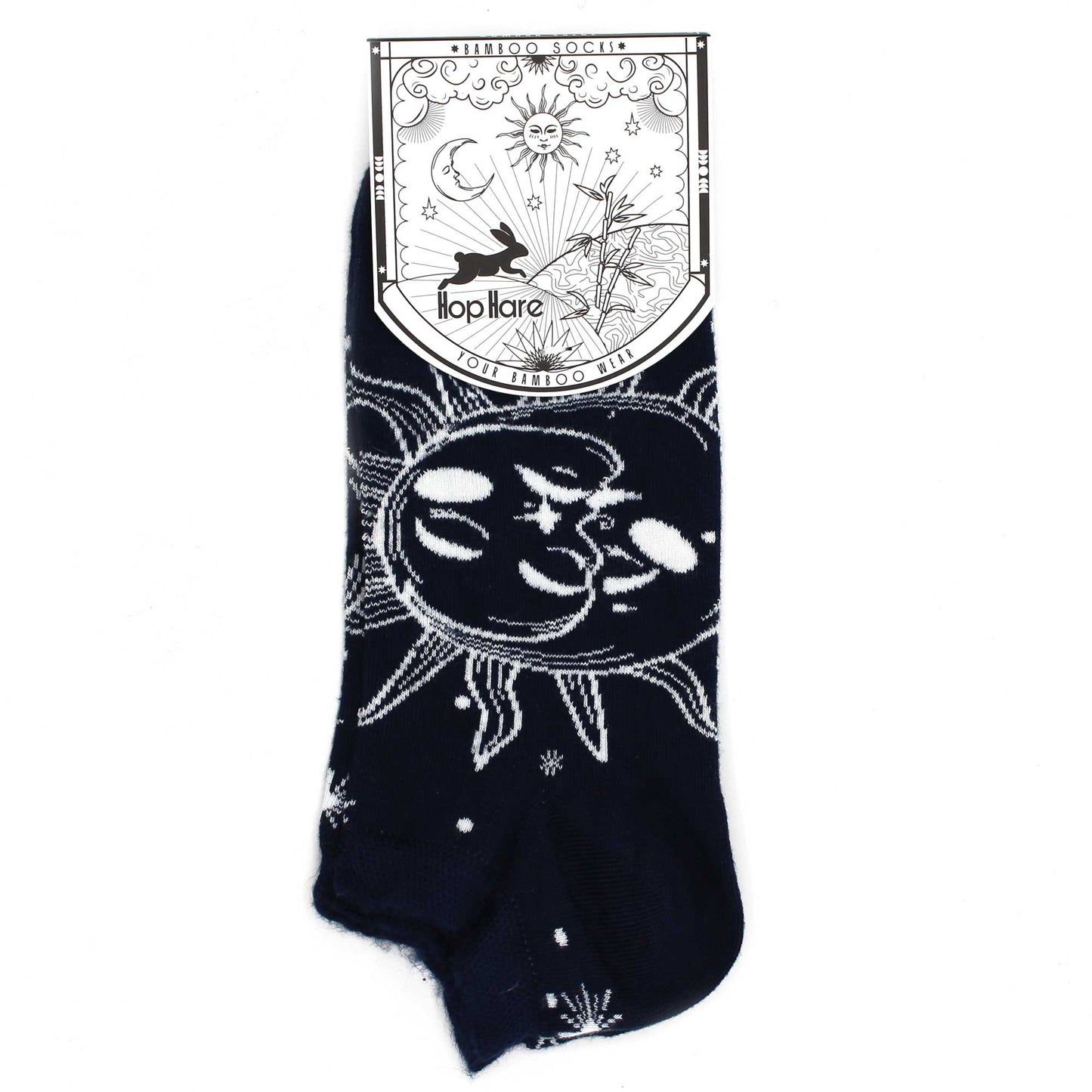 M/L Hop Hare Bamboo Socks Low (41-46) - Sun and Moon 