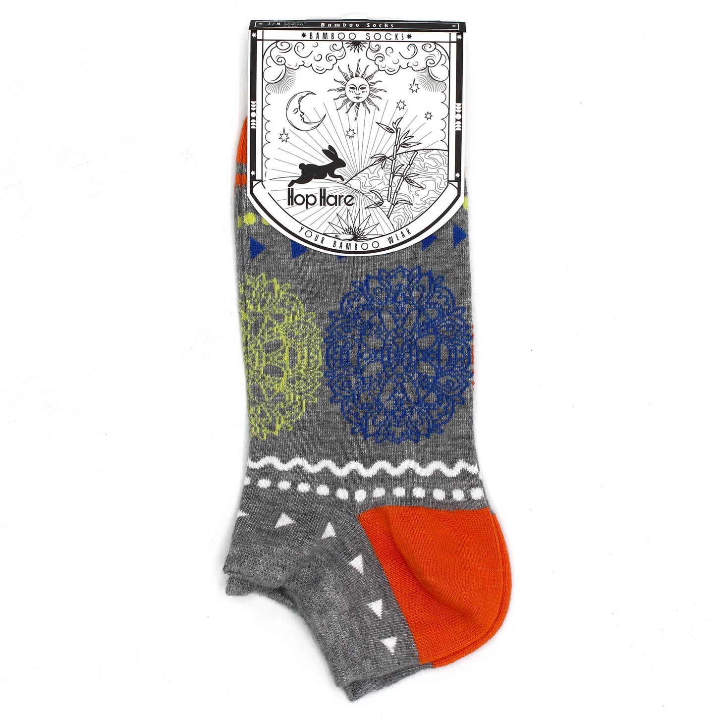 Chaussettes basses en bambou Hop Hare M/L (41-46) - Fleurs de vie