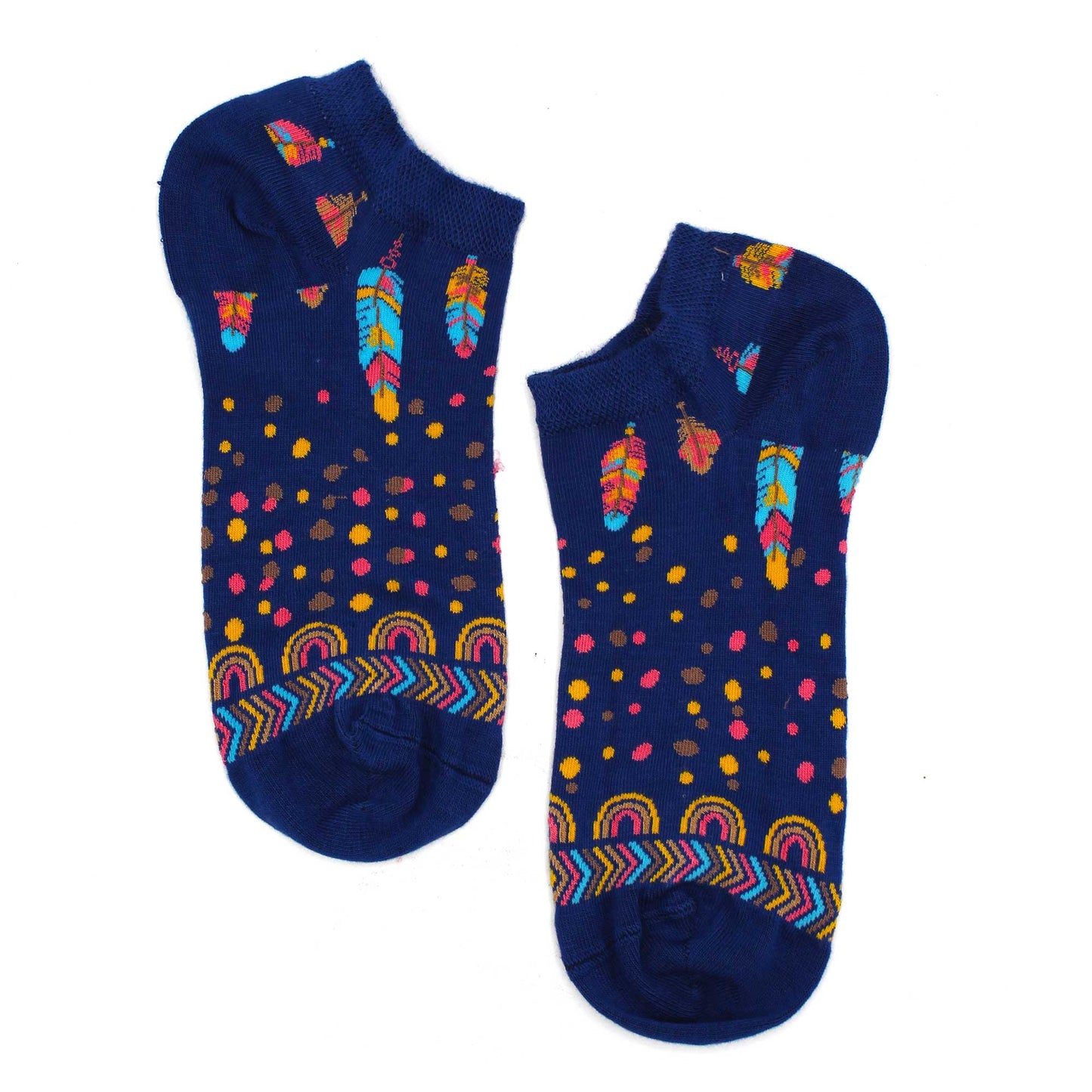 Chaussettes basses en bambou Hop Hare M/L (41-46) - Plumes indiennes