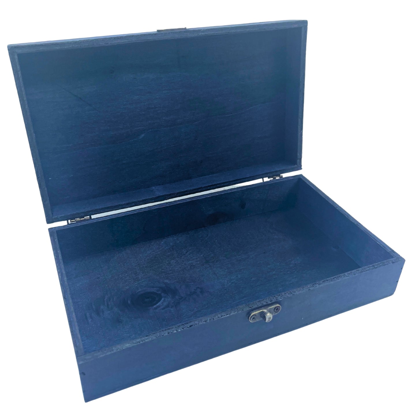 Tea box / gift / basket - blue green