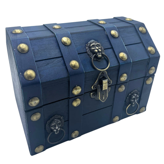 Large treasure safe - Blue green