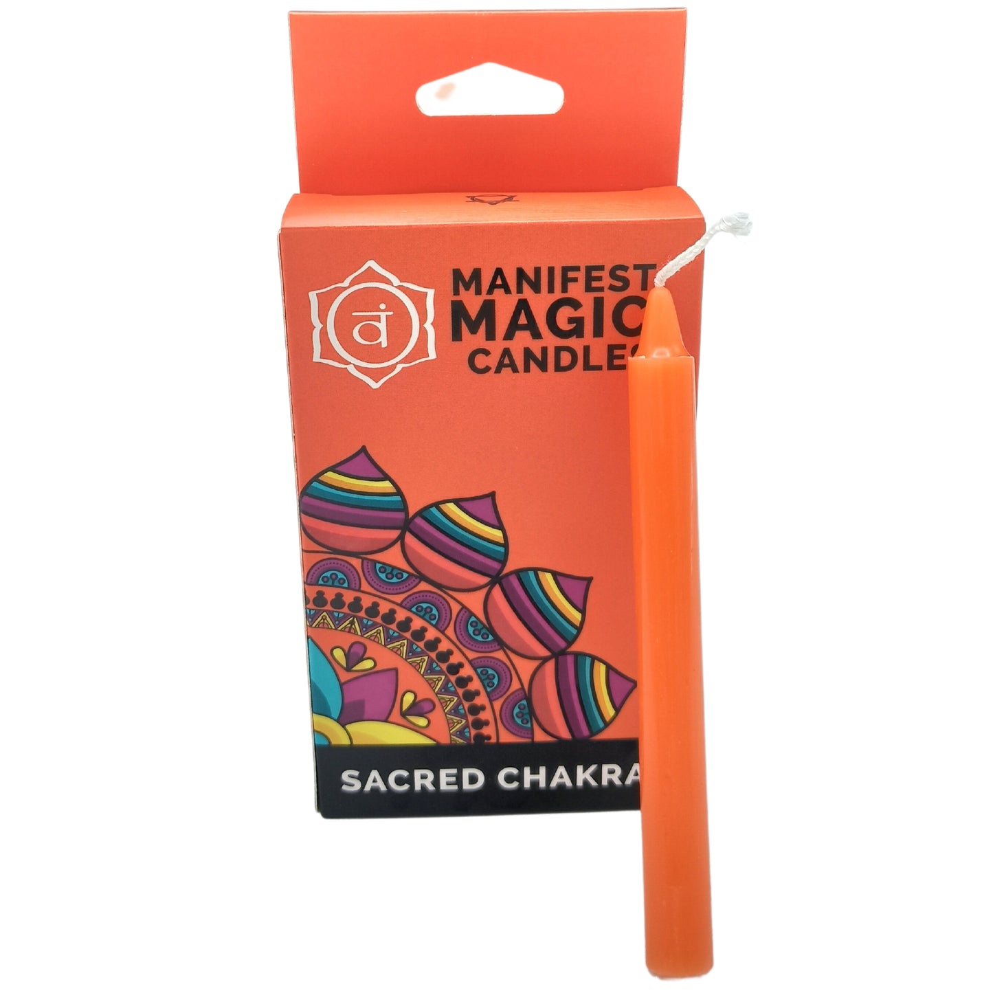 Bougies Magiques Manifeste (pack de 12) - Orange - Chakra Sacré